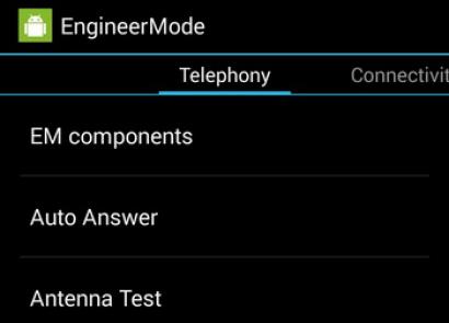 Вход в инженерное меню на Android (команда и программа) Процесс увеличения громкости в инженерном меню